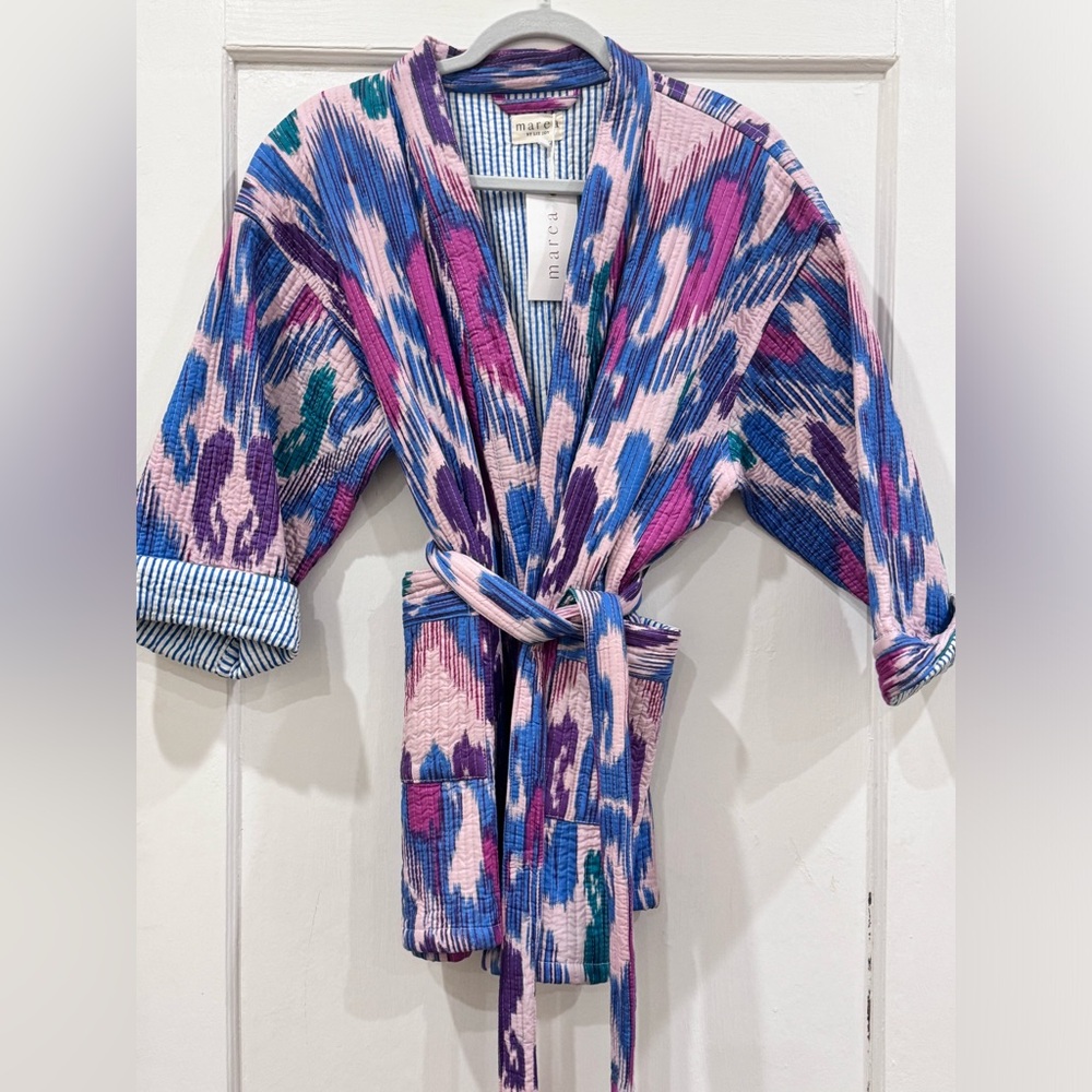 NWT- MAREA Ikat Quilted Coat